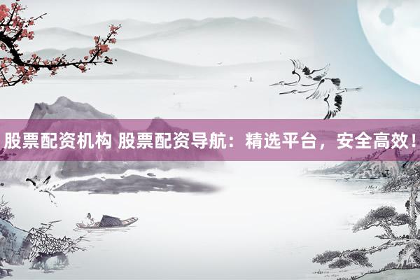 股票配资机构 股票配资导航：精选平台，安全高效！