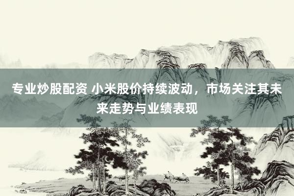 专业炒股配资 小米股价持续波动,市场关注其未来走势与业绩表现