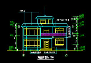 三层小型住宅建筑施工图纸免费下载 建筑户型平面图
